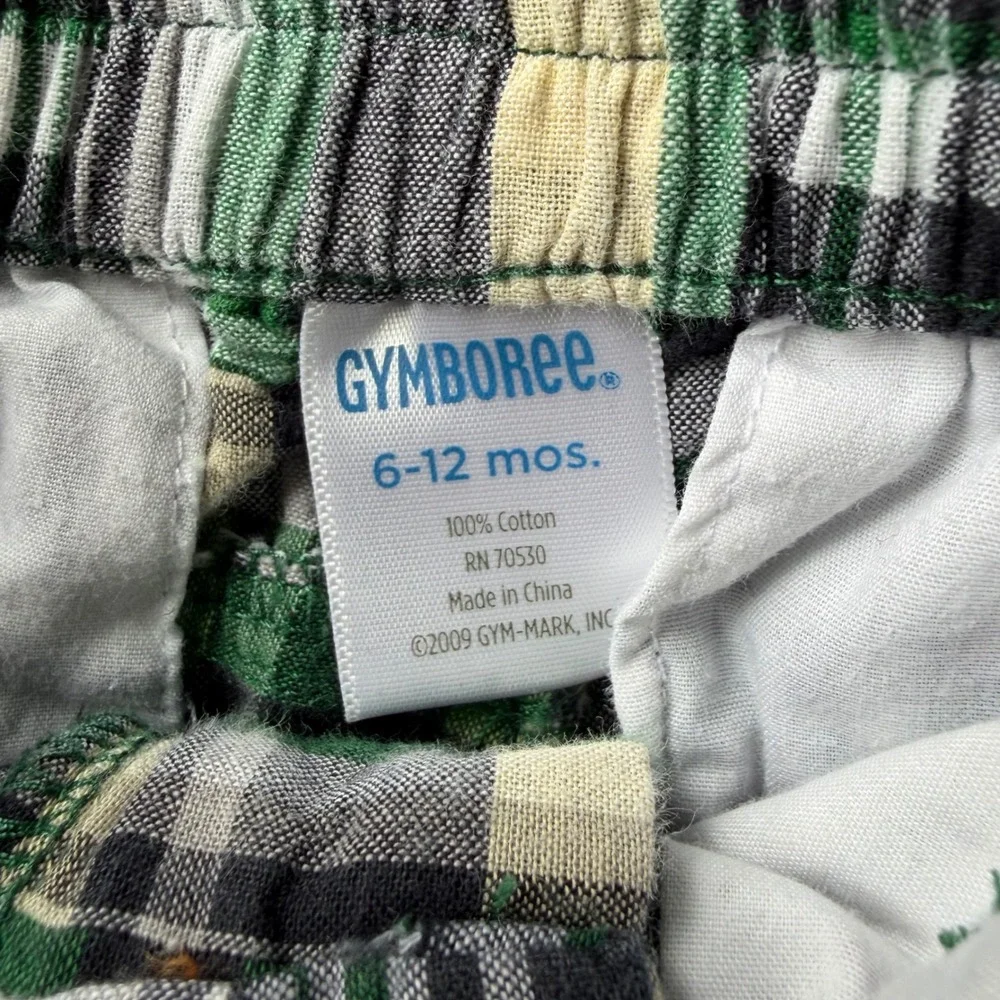 Gymboree plaid patchwork